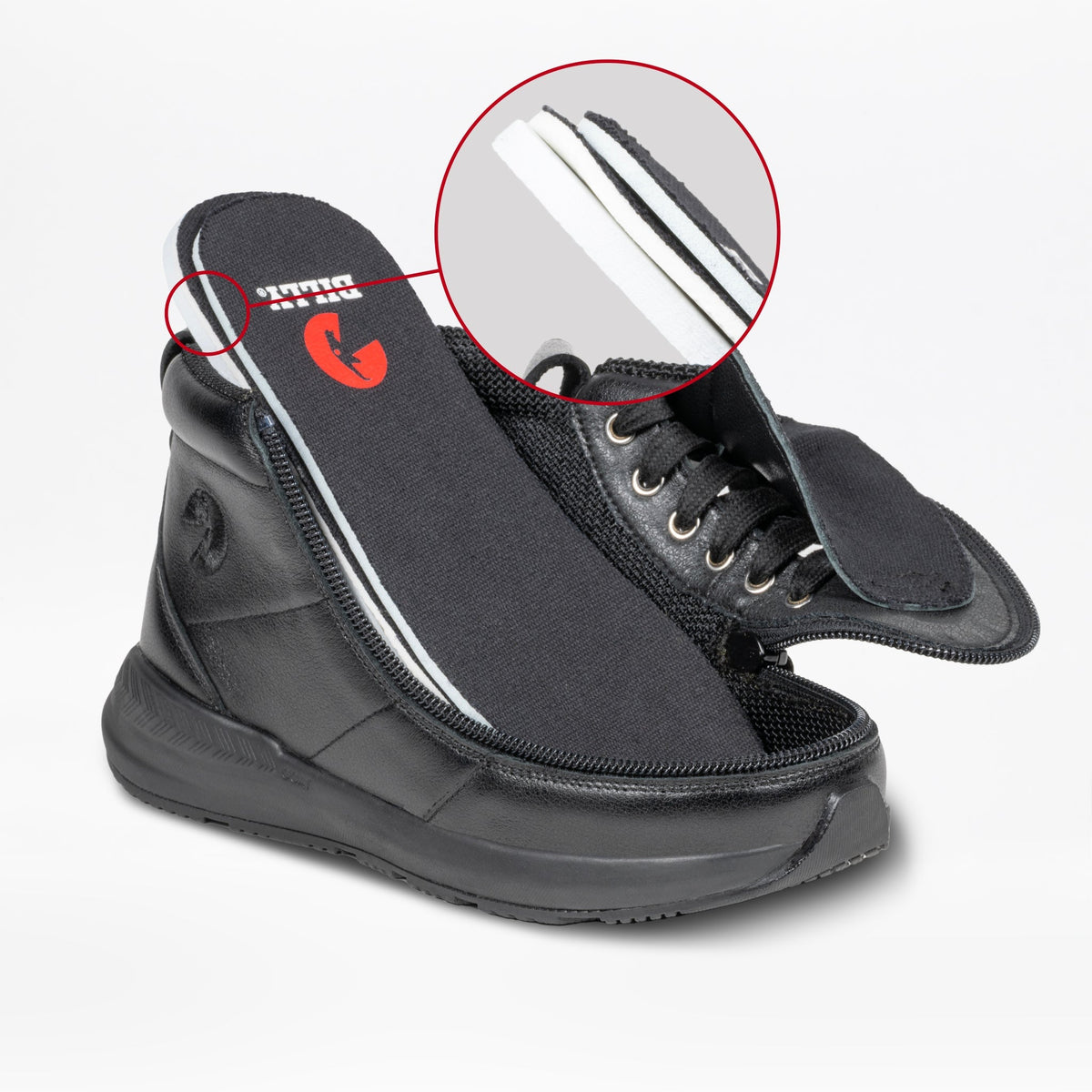 Black Leather BILLY Goat Classic High