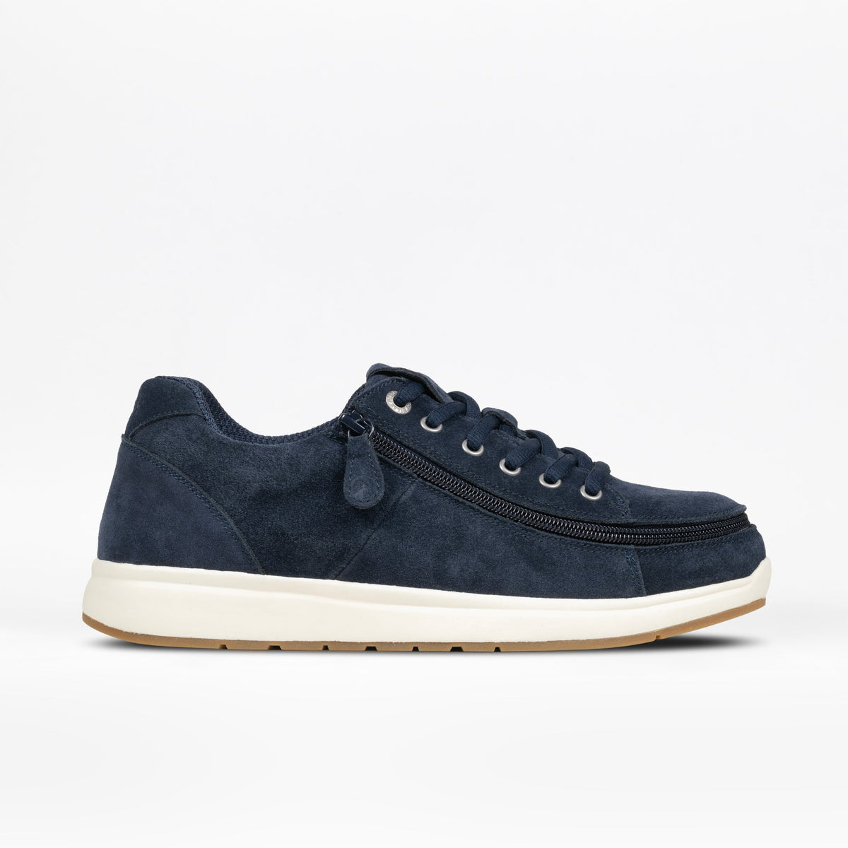 Men's Navy Suede BILLY Comfort Plush