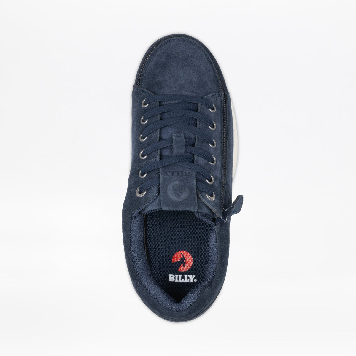Men's Navy Suede BILLY Comfort Plush