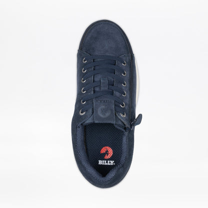 Men's Navy Suede BILLY Comfort Plush